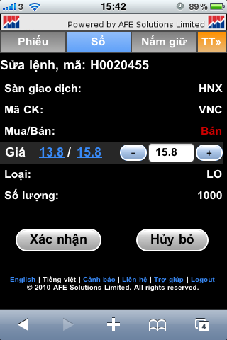 Amend Order